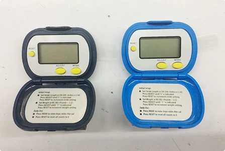 pedometer supplier verification