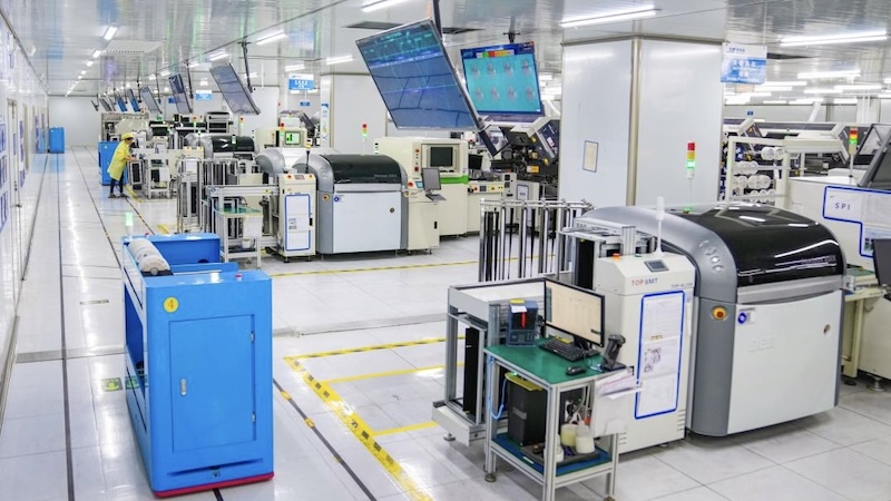 Electronics factory in China