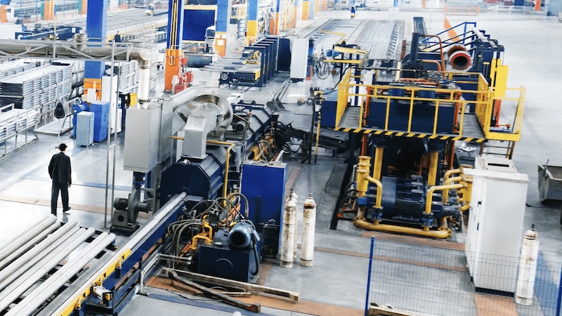 Bulk production at China factory