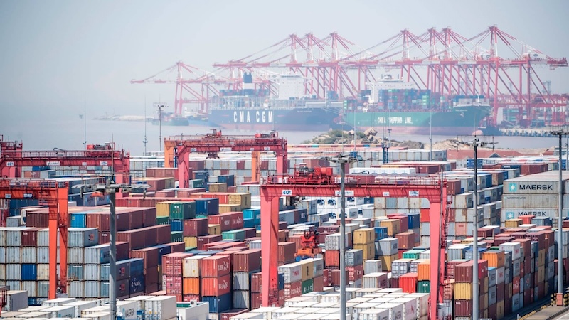 Port for container loading