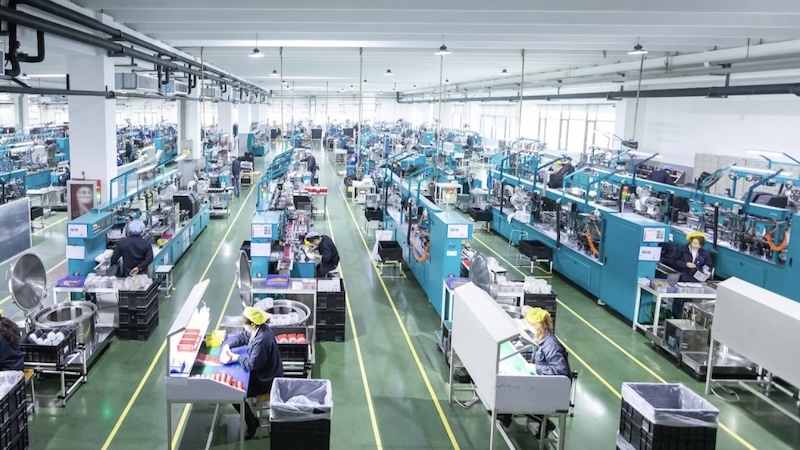 Electronics production line