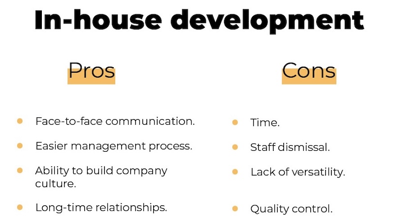 In-house development