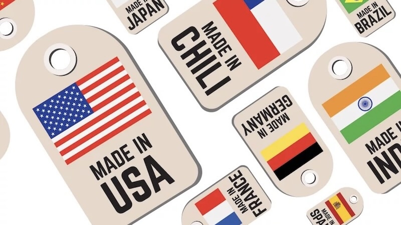 Country of origin labels