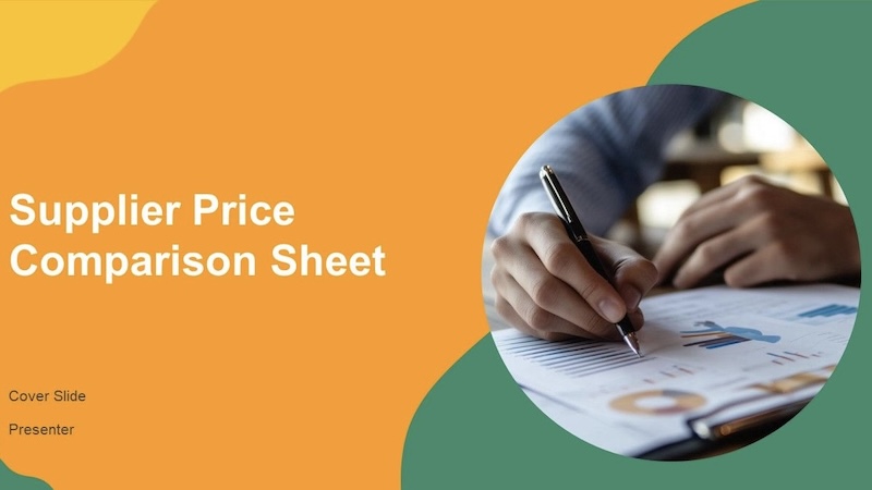 Buyer comparing supplier quotes