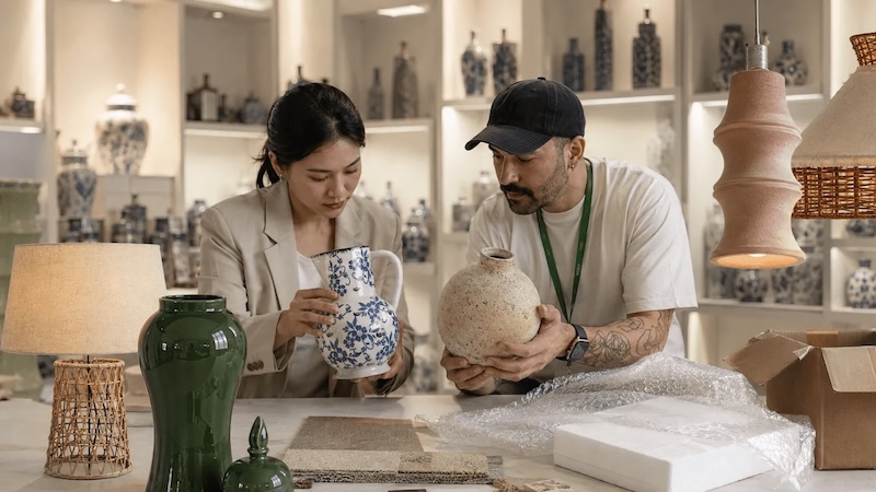 Home decor products quality check