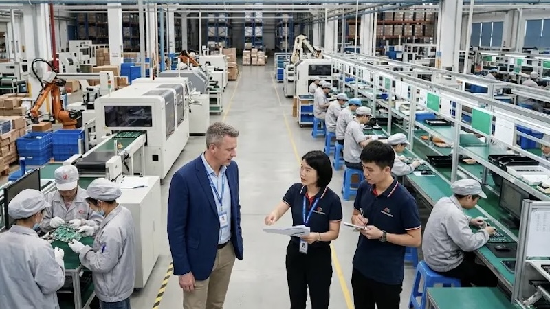 China sourcing factory vist