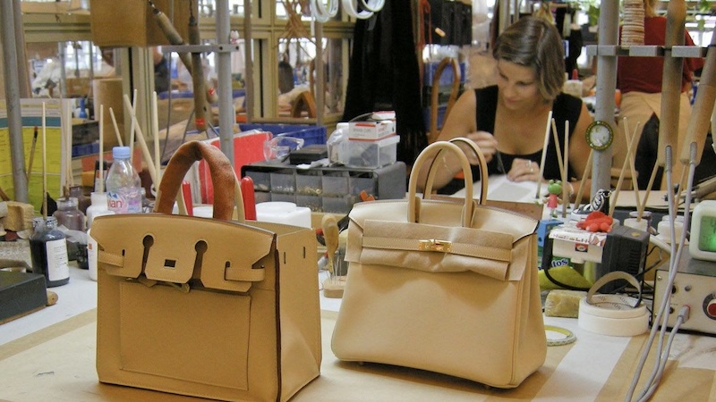 Handbag factory tour
