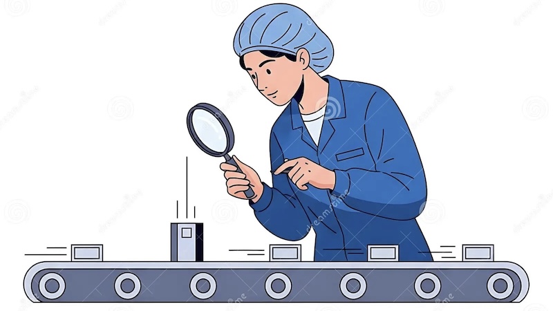During production inspection online
