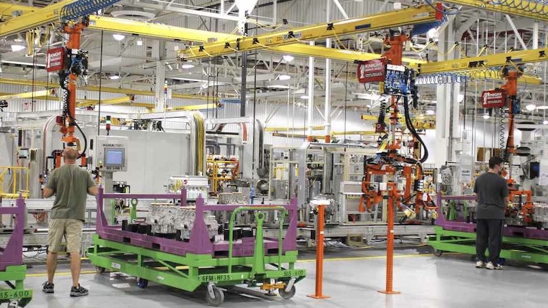 China factory production line