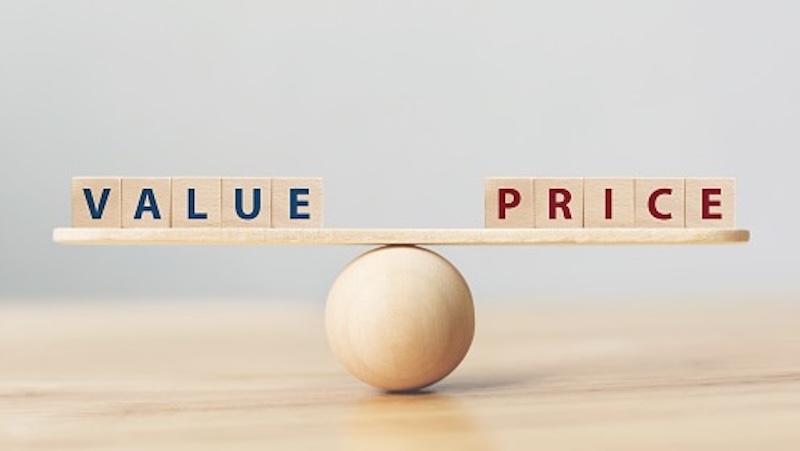 Agent fees value vs price