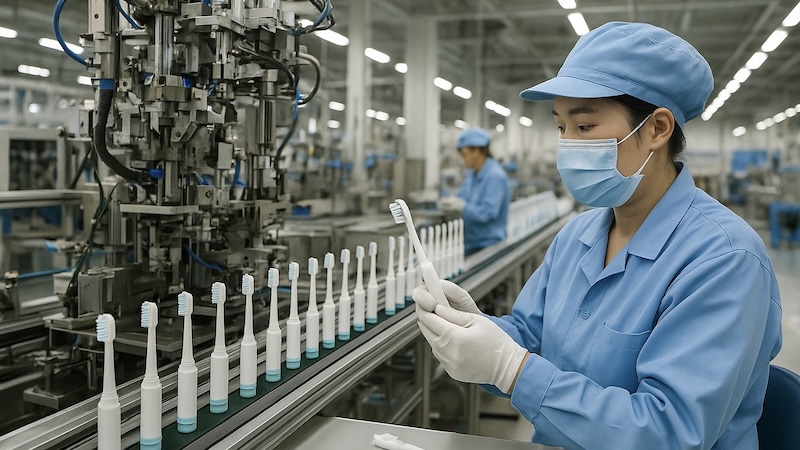 Toothbrush factory