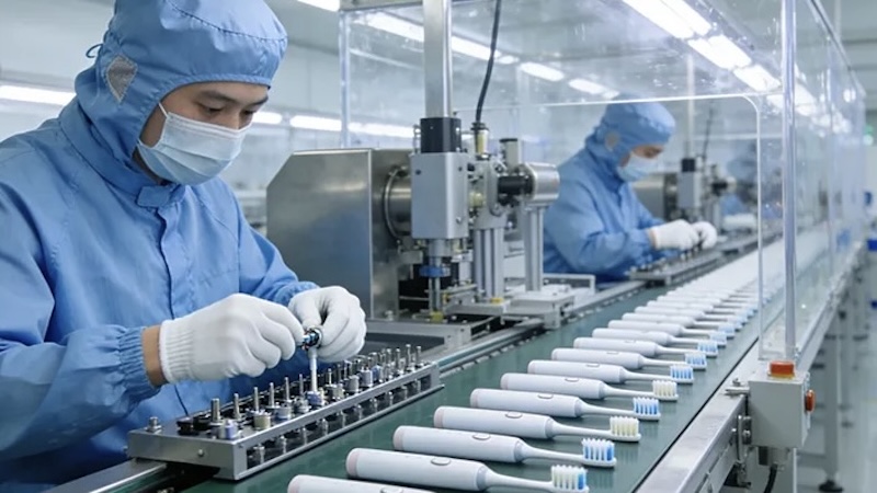 Electric toothbrush factory