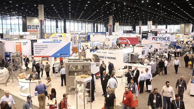 Trade show hall