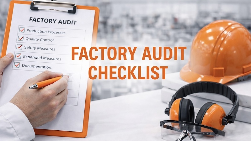 Supplier quality audit checklist
