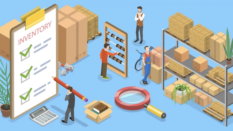 Warehouse inventory check