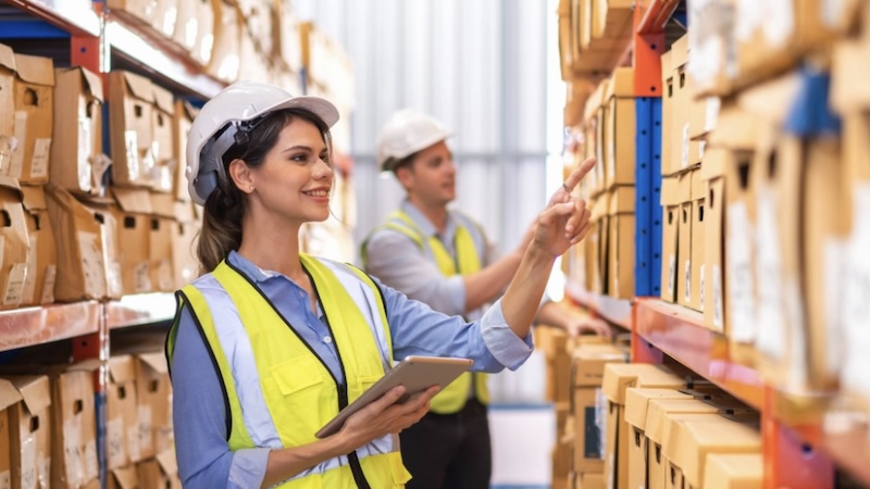 Products check at warehouse