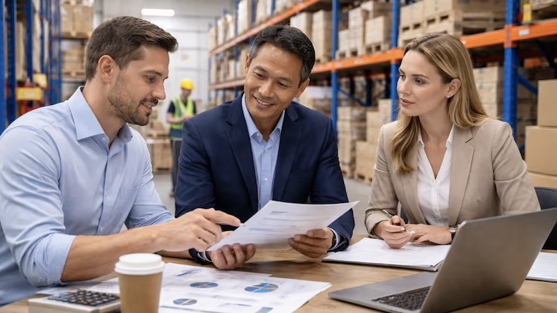 Supplier negotiation meeting
