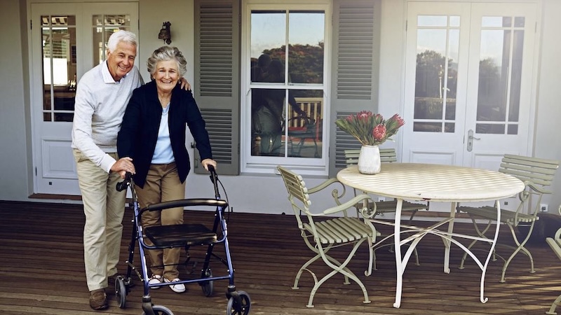 Senior walking aid