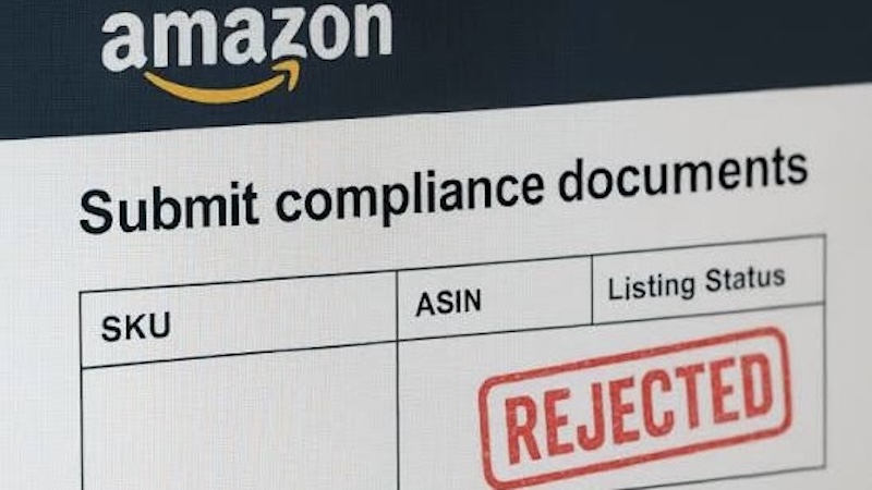 Amazon compliance rejected