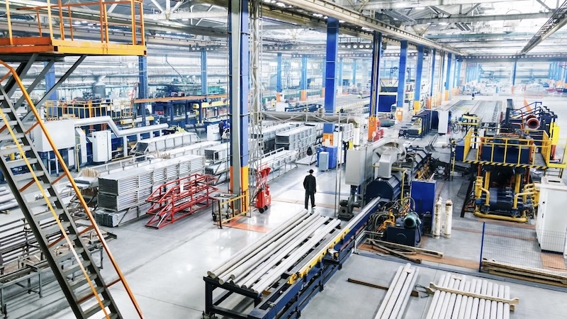 Chinese factory floor