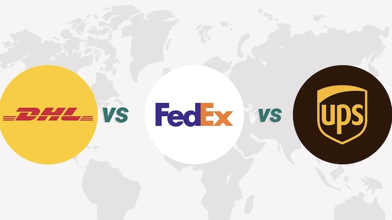 DHL vs FedEx vs UPS
