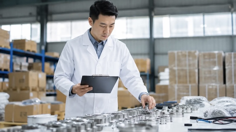 Quality check in factory