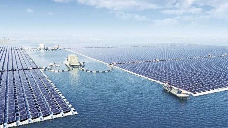 Solar energy farm in China