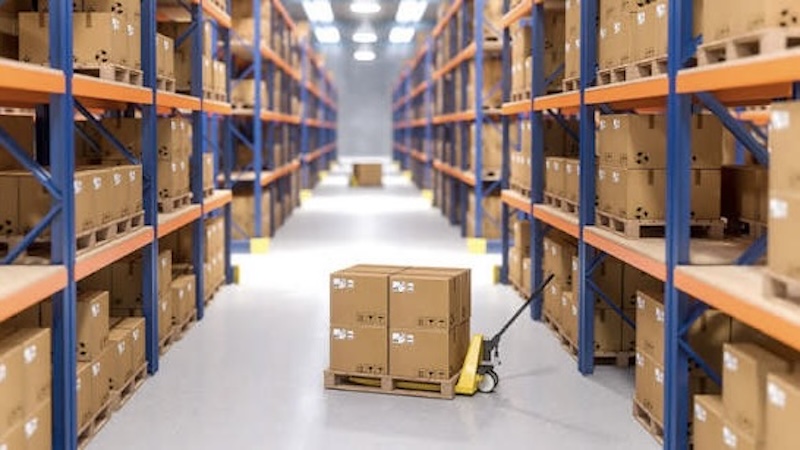 Wholesale products at warehouse